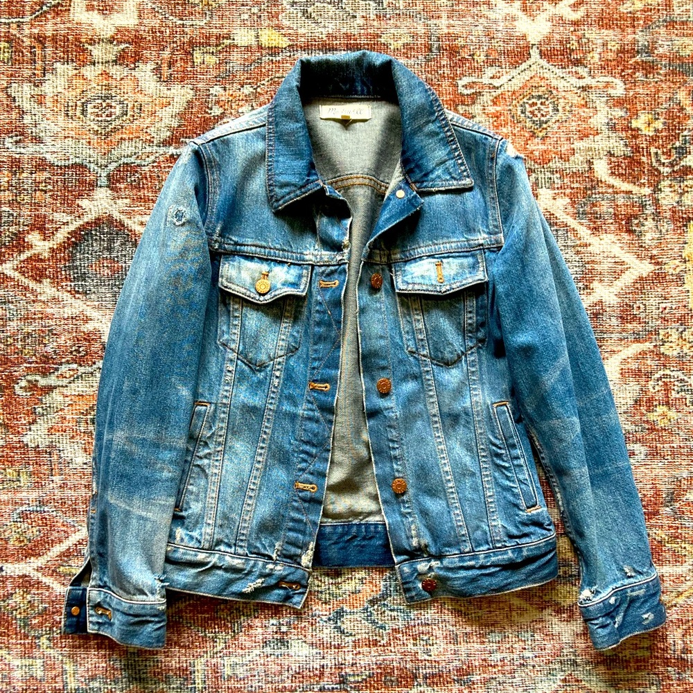 Madwell distressed denim jacket